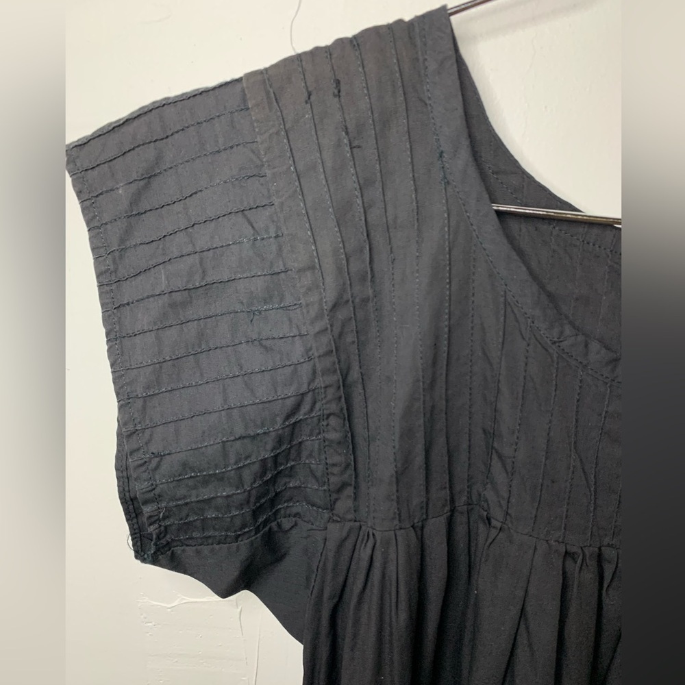 Vintage Handmade Pleated Floral House Dress/ Muumuu​ - Picture 11 of 14